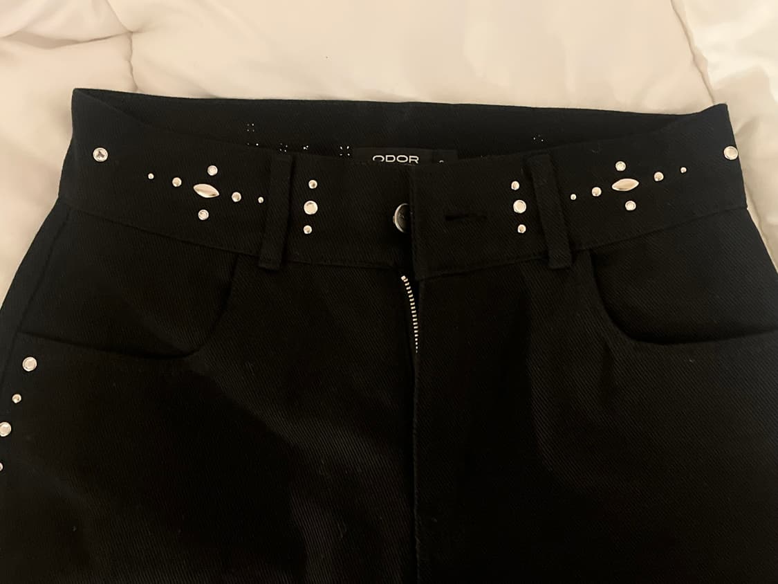 오도어 크리스 스터드 팬츠(사이즈2) 상품이미지4
