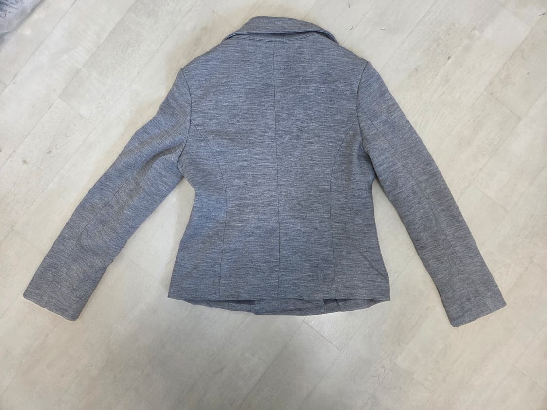 Archive 무채색 슬림핏 더블버튼 그레이 면자켓 상품이미지2