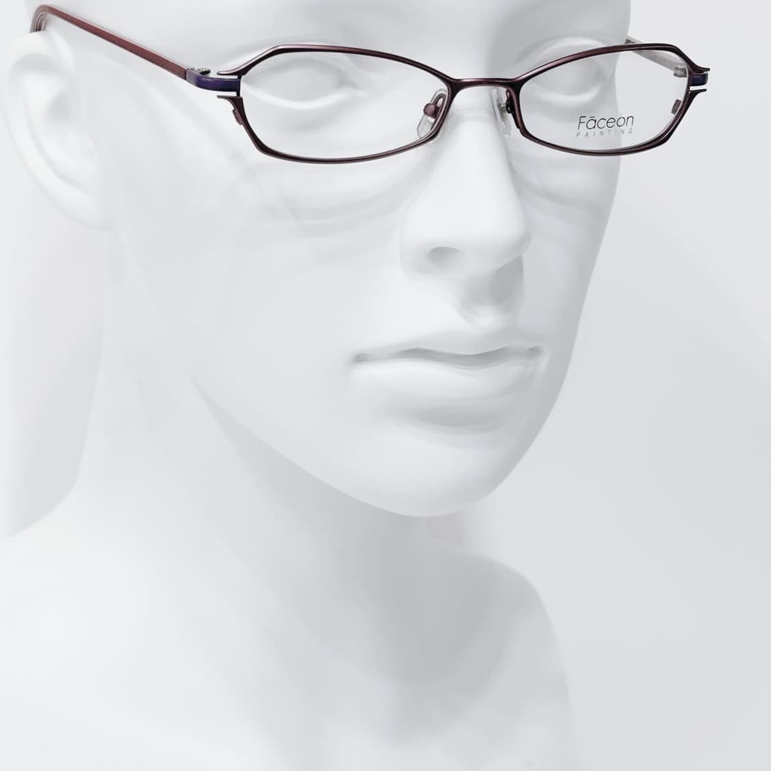 FACE ON 버건디 메탈 데드스탁 빈티지안경 상품이미지6