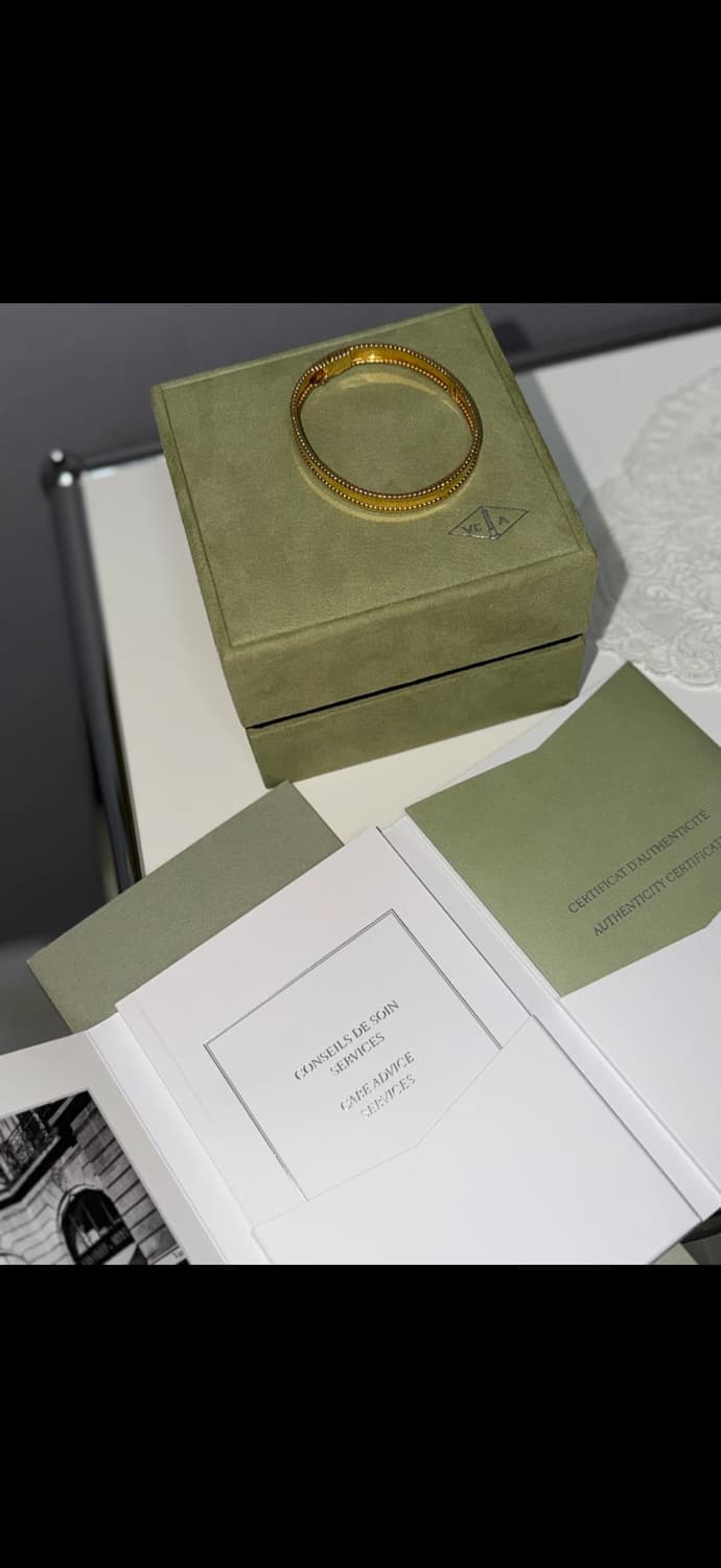 반클리프앤아펠 빼를리 골드 L 18사이즈 상품이미지6