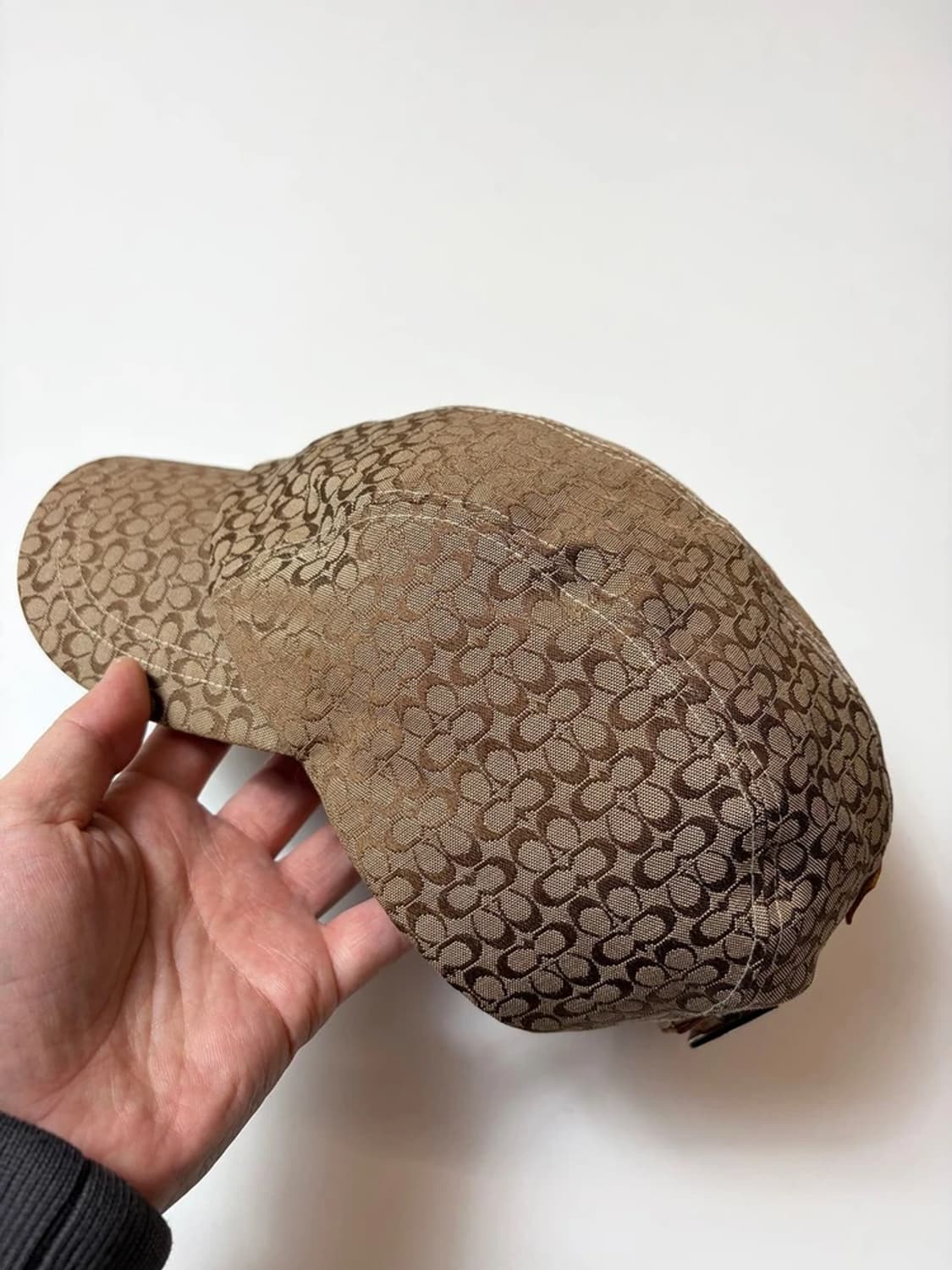 코치 Coach 시그니처 자카드 베이스 볼캡 Q1485 상품이미지3