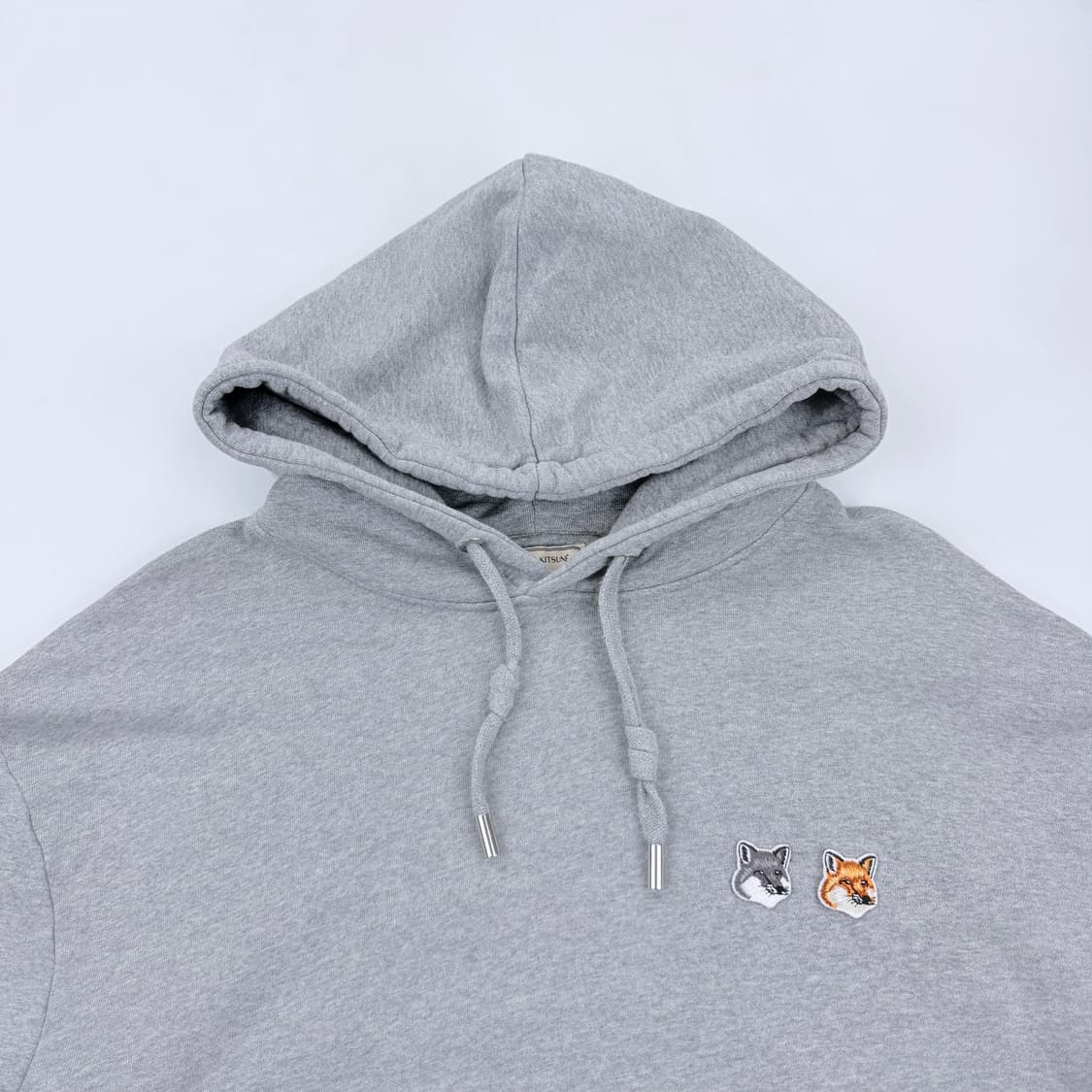 메종키츠네 더블 폭스 헤드 패치 후드티셔츠 상품이미지2