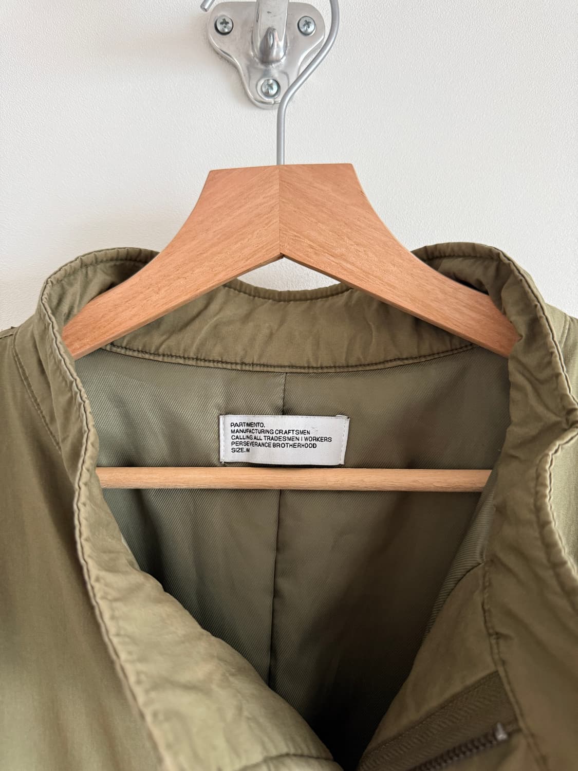 파르티멘토(PARTIMENTO) 피쉬테일 야상 상품이미지8