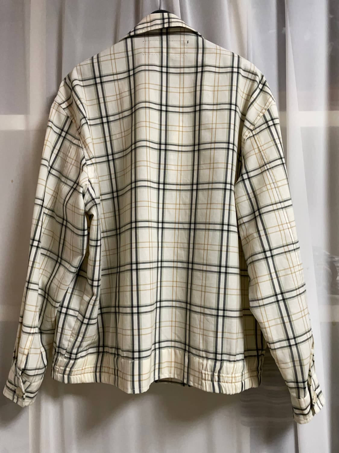 입생로랑 빈티지 체크 블루종 상품이미지2