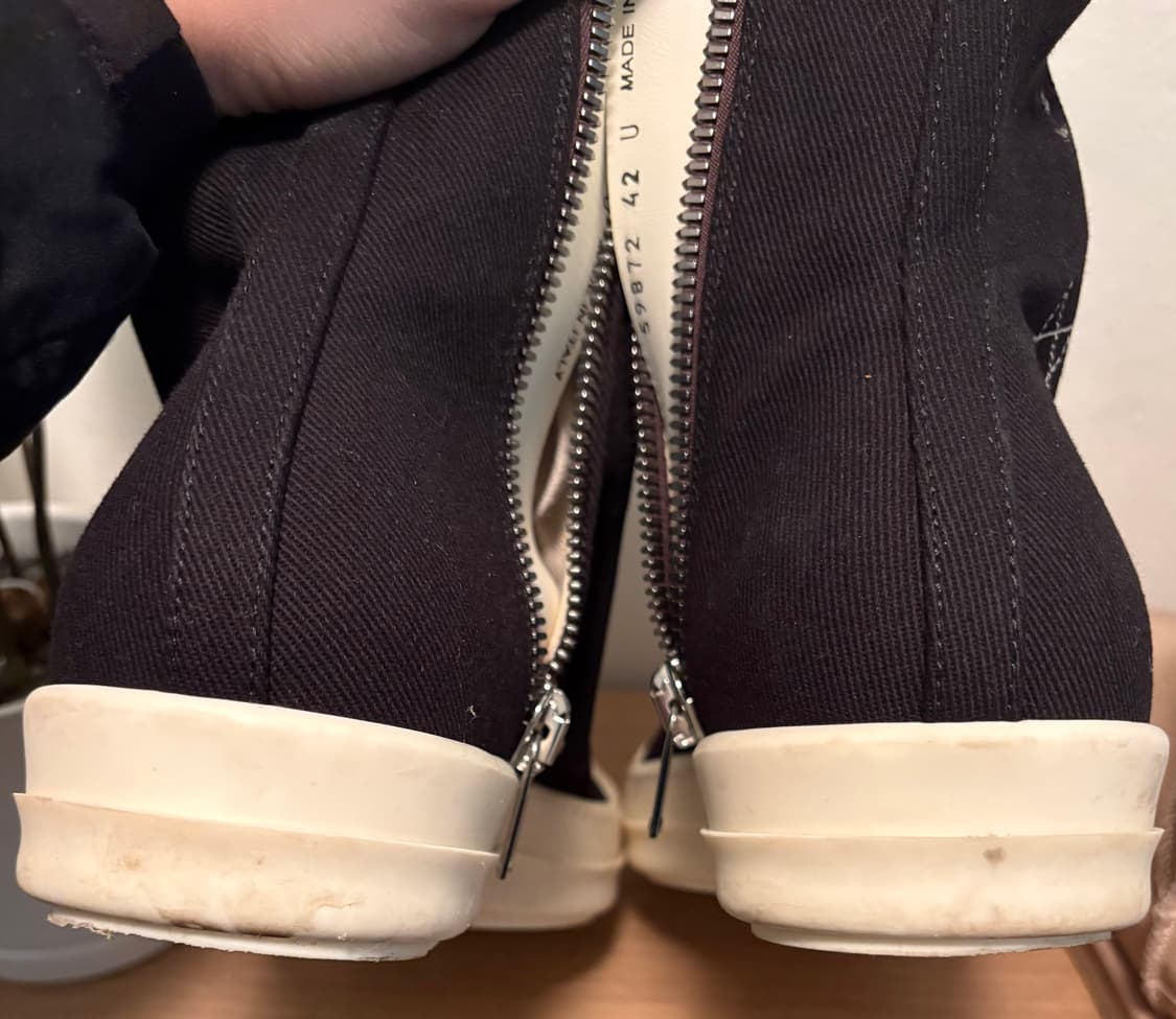 판매] 릭오웬스 다크쉐도우 라몬즈 컨버스 하이 42size 판매합니다 상품이미지8
