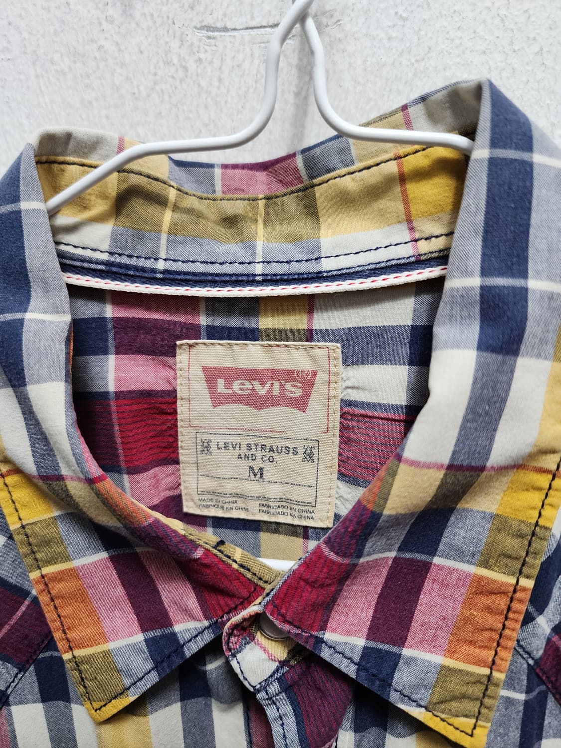 리바이스 체크 웨스턴 셔츠 상품이미지5