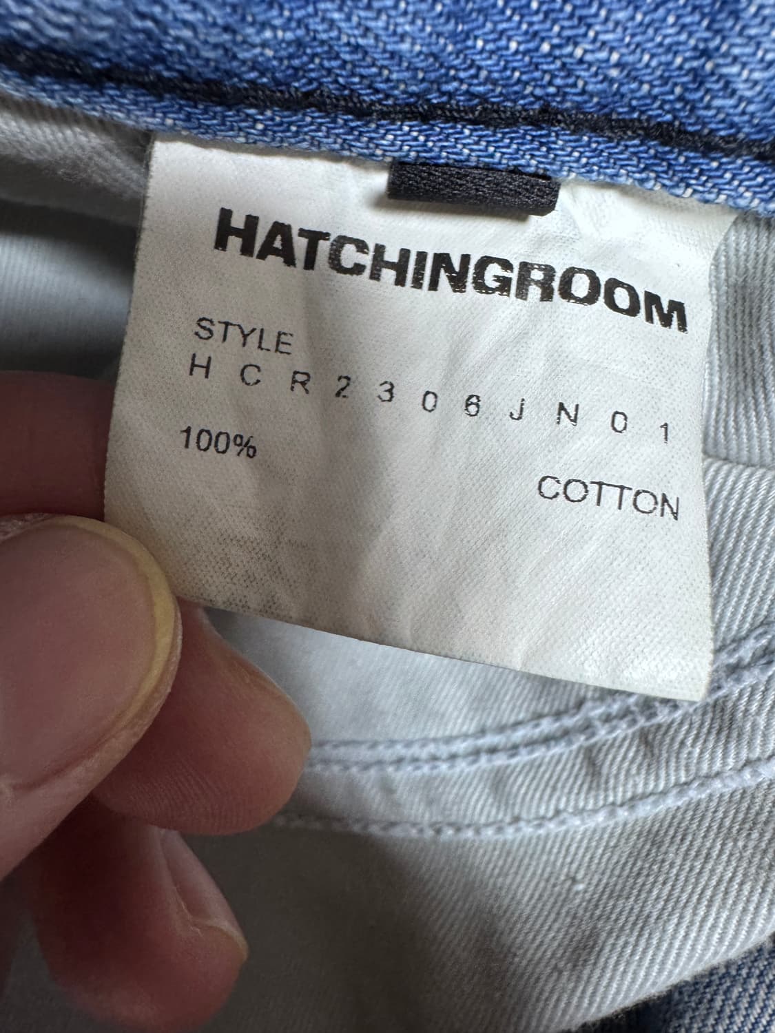 해칭룸 Hatchingroom 와이드 워시드 딥 블루 4 상품이미지5