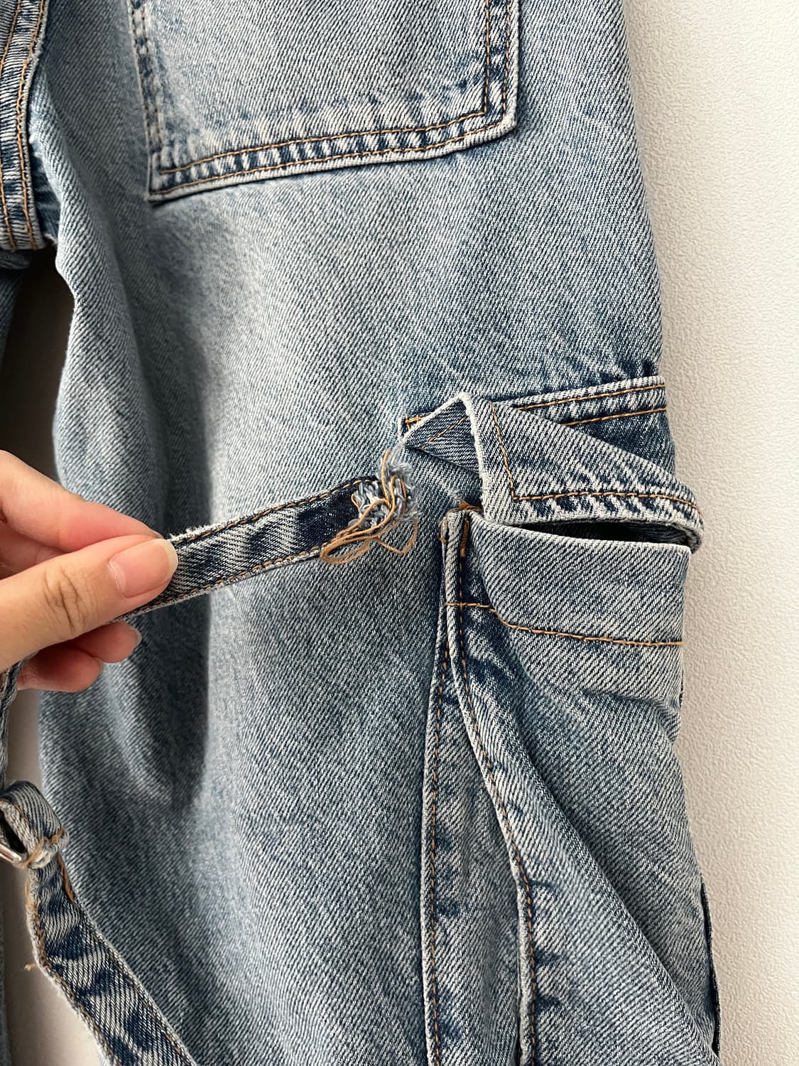Zara 데님카고바지 상품이미지4