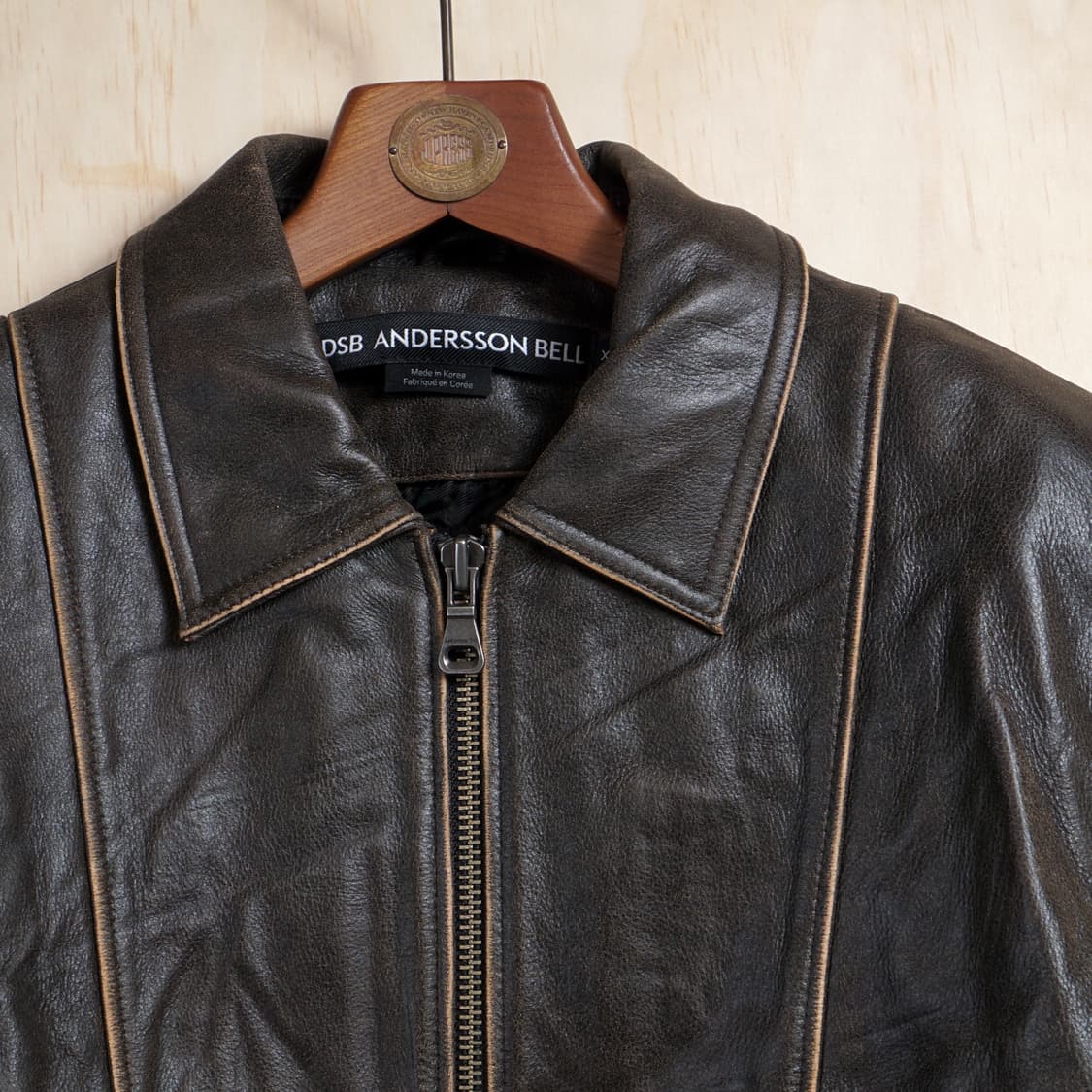 앤더슨벨 드레젠 카우 레더 자켓 상품이미지5