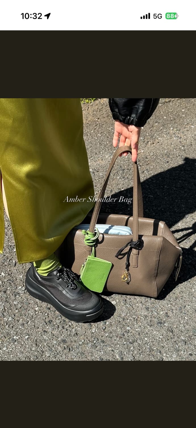 리본빛 엠버 토프 그레이 백 상품이미지4