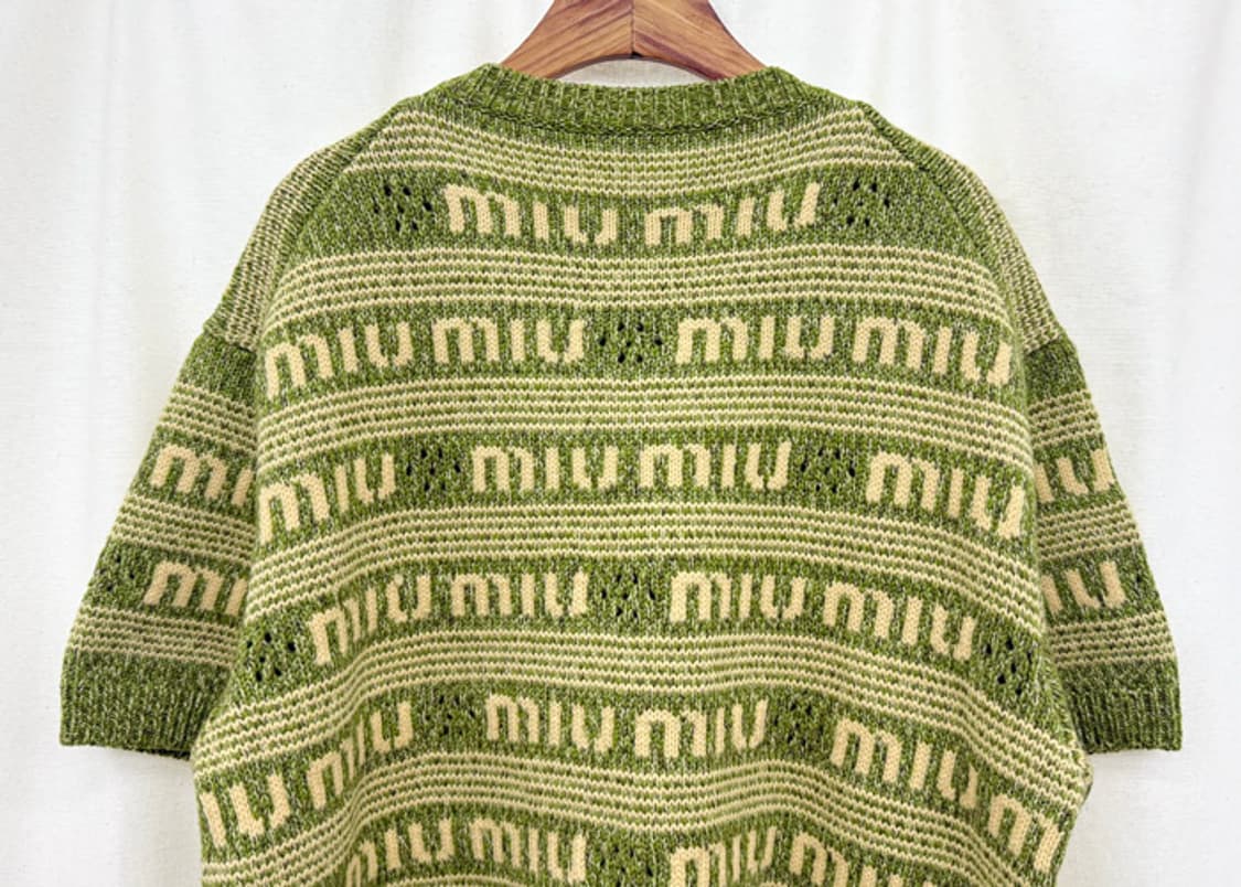 미우미우 24SS 캐시미어 울 스웨터 상품이미지8