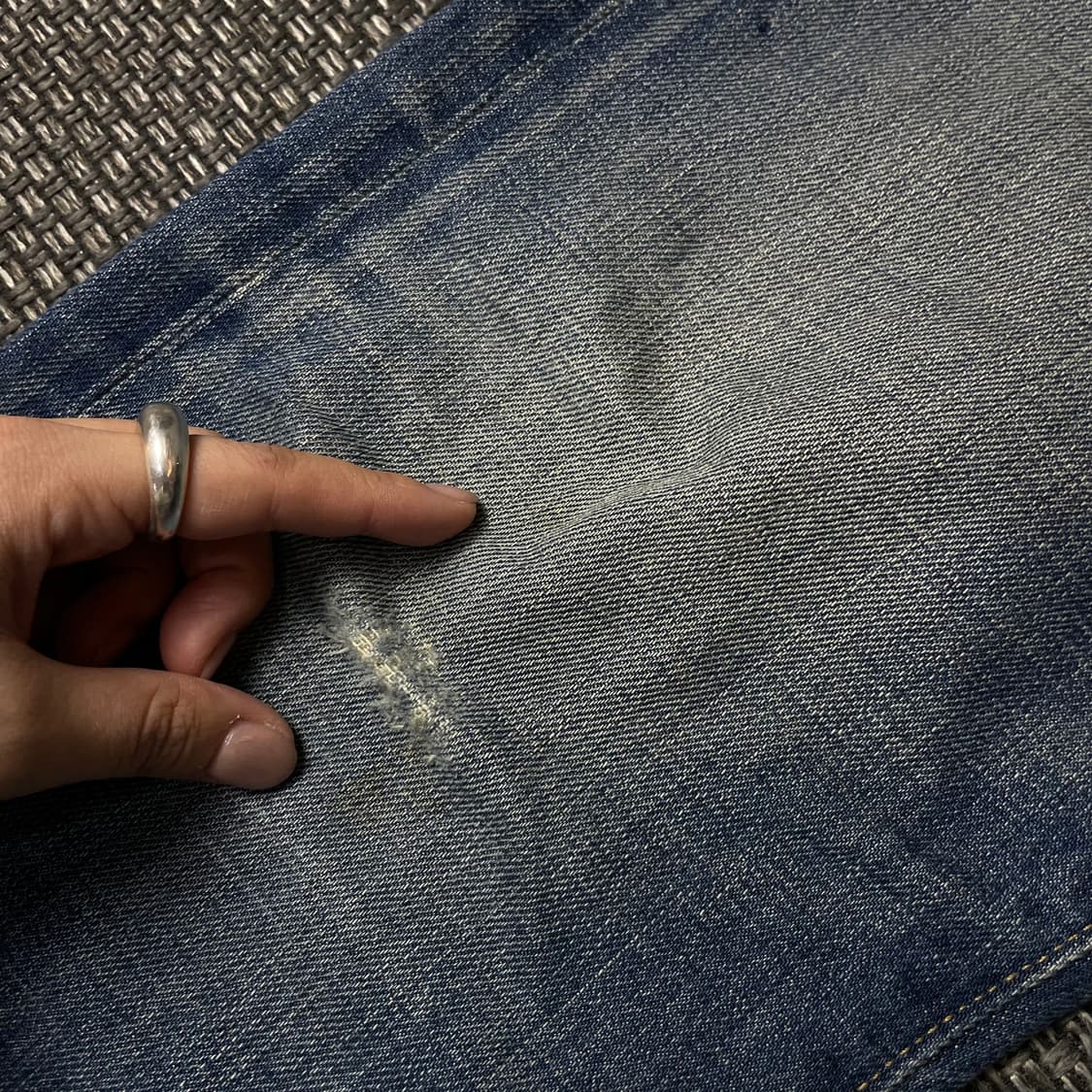 (34) 데님앤서플라이 중청 워싱 데님 팬츠 슬림핏 상품이미지4