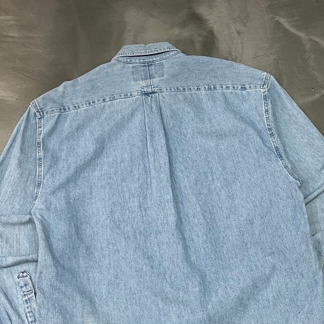  하드락카페 자수 데님 셔츠 y15807 상품이미지5