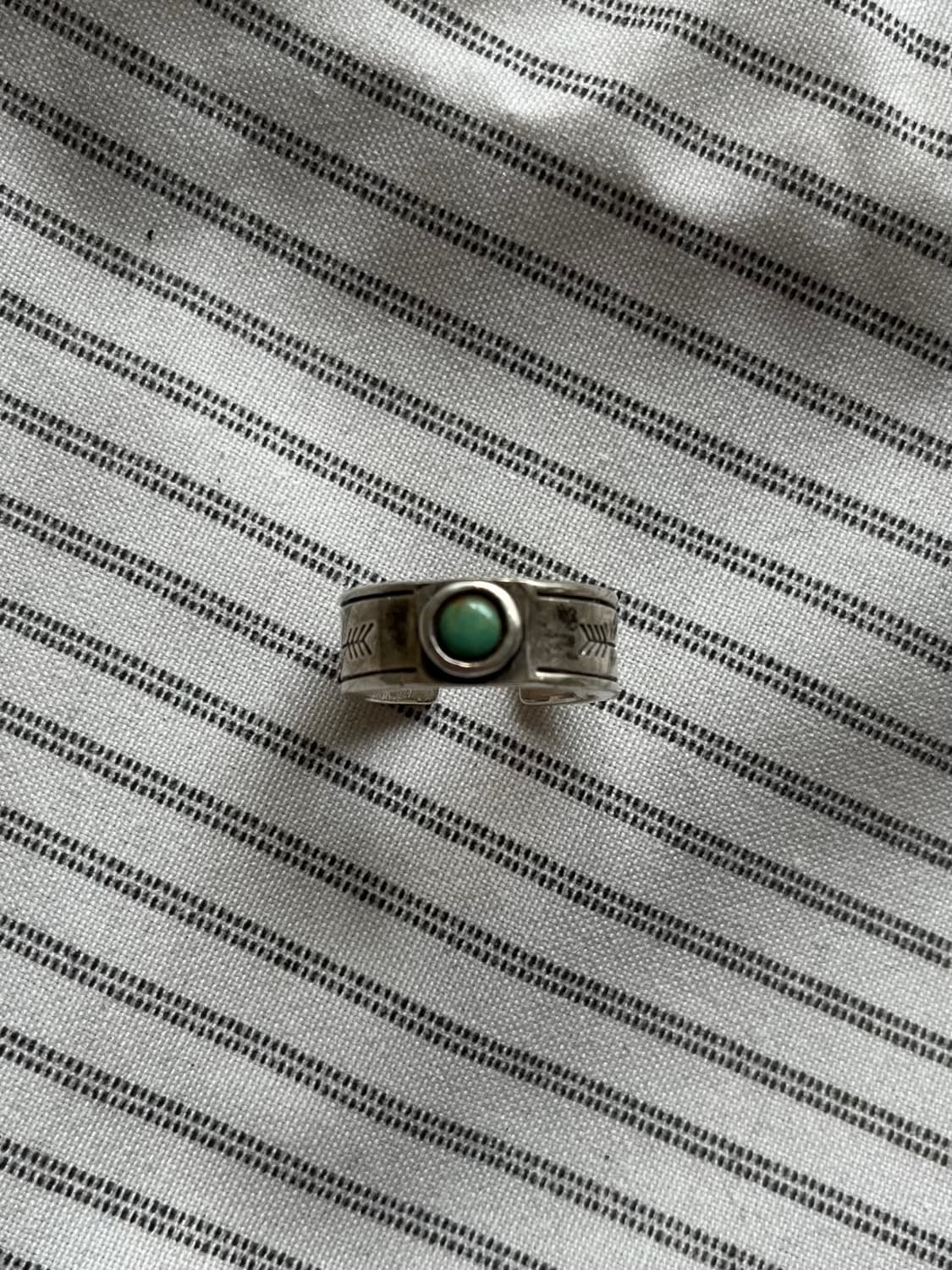 노스웍스 스터링 실버 터키석 링 (16-17호) 상품이미지2