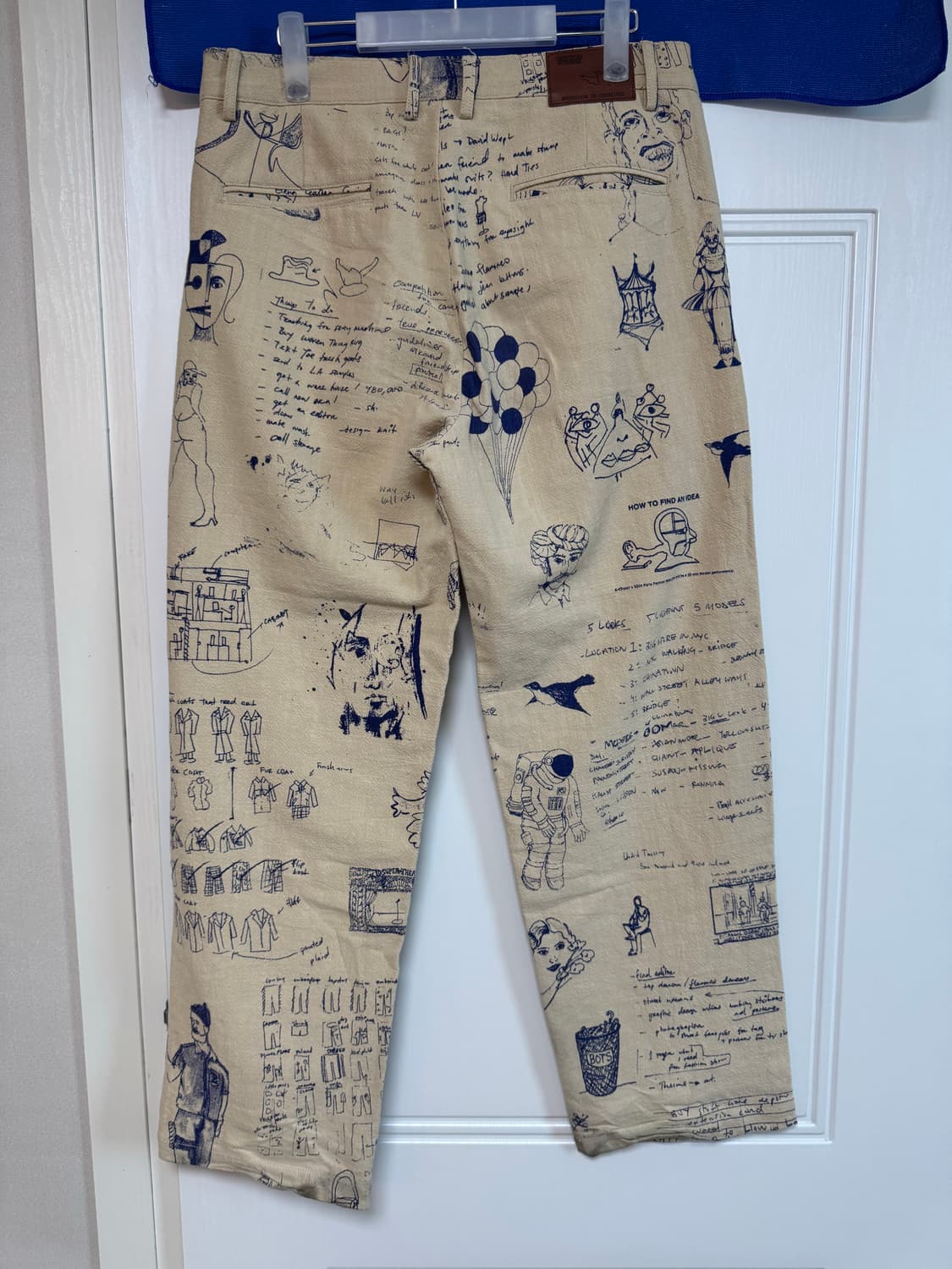 Kidsuper 드로잉 팬츠  상품이미지5