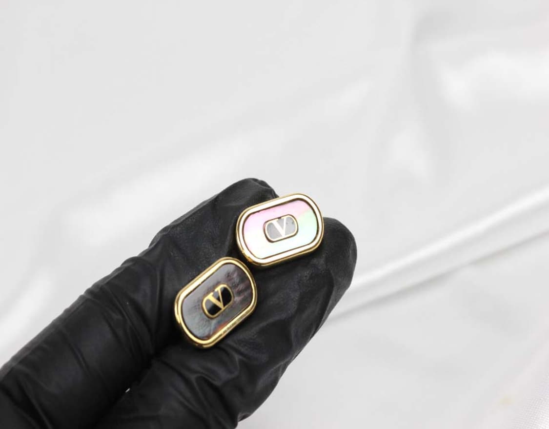 발렌티노 가라바니 4.9cm A등급 천연자개 하이엔드 넥타이핀 커프스 상품이미지8