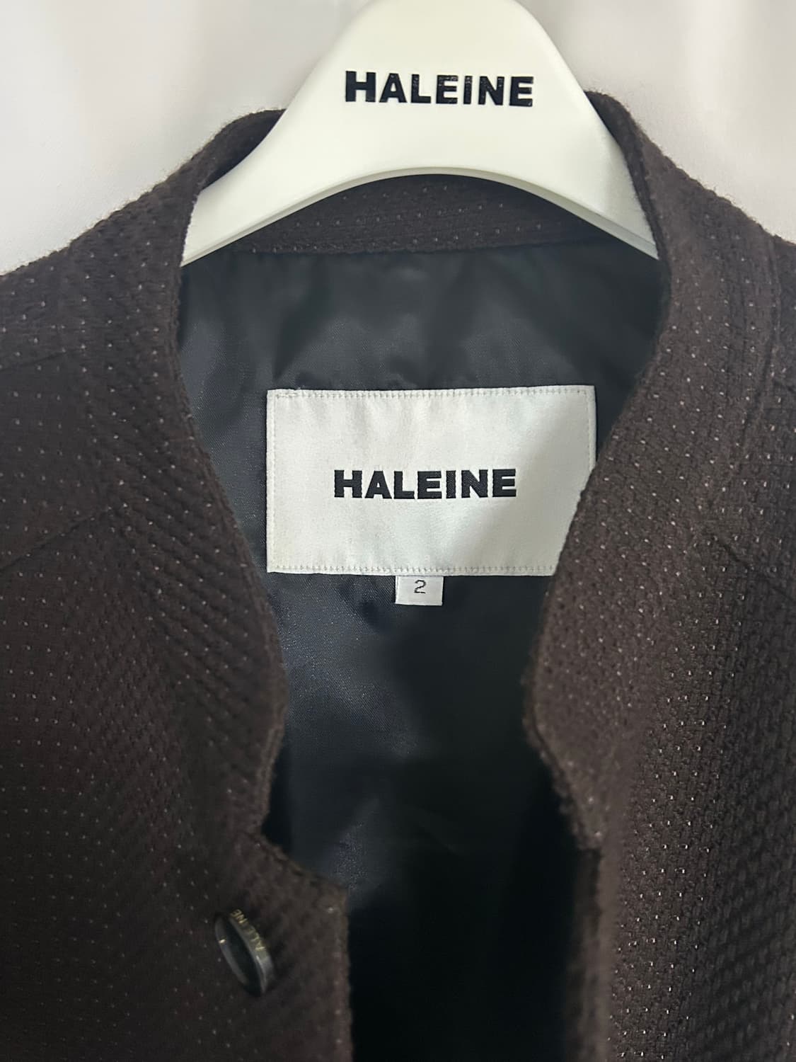 알렌느 만다린 칼라 울 크롭 자켓 - 2 size 상품이미지3