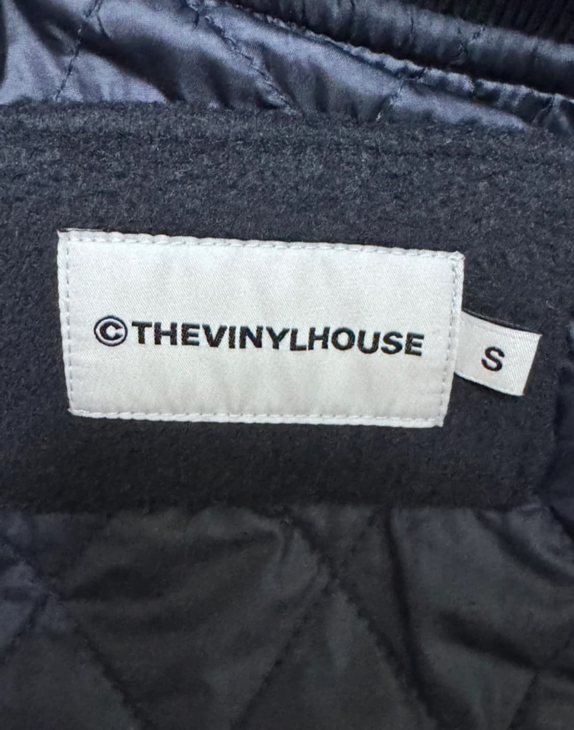 더바이닐하우스 Yinyang 바시티 자켓 네이비 s 상품이미지3