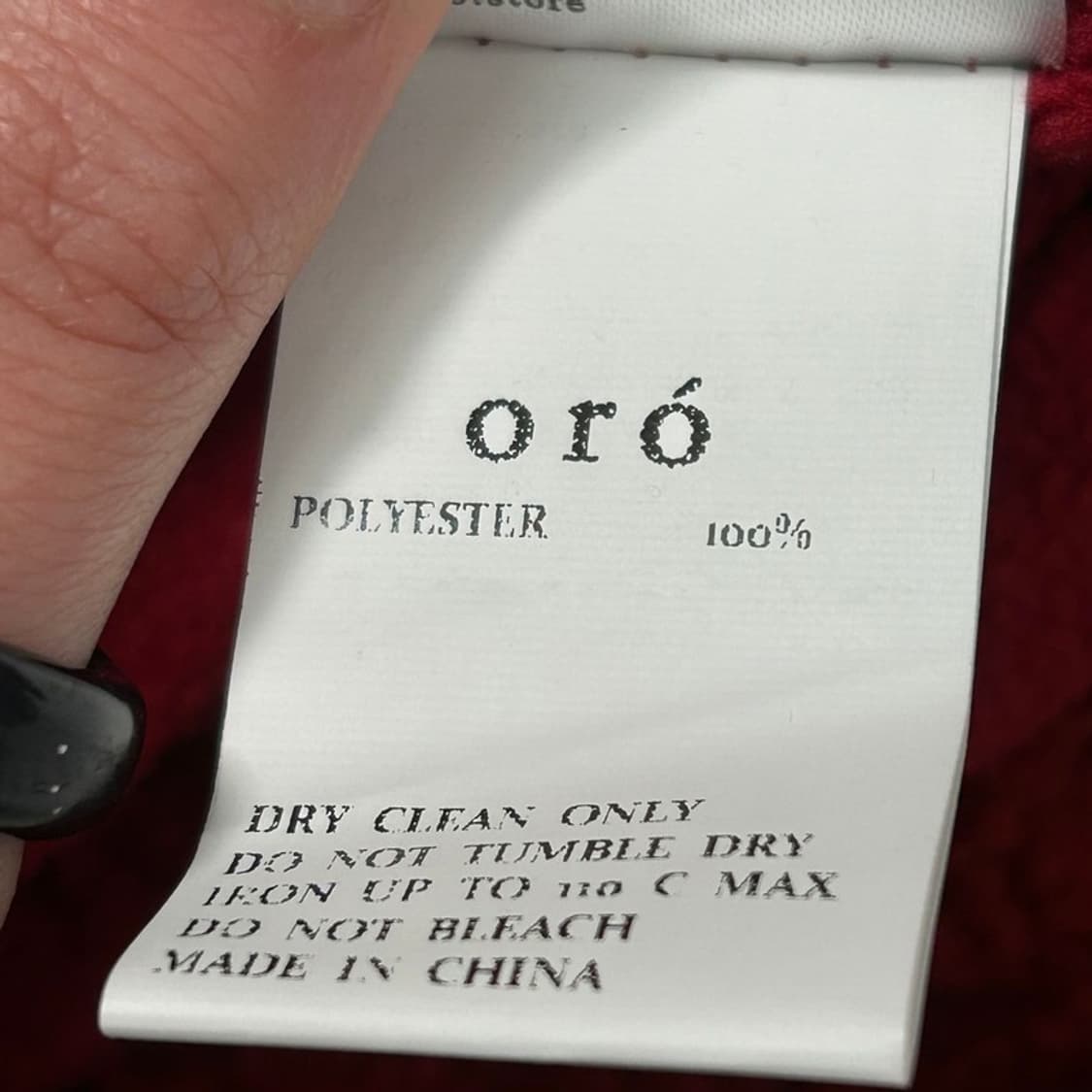 ORO 레드 플리스 자켓 M 상품이미지7