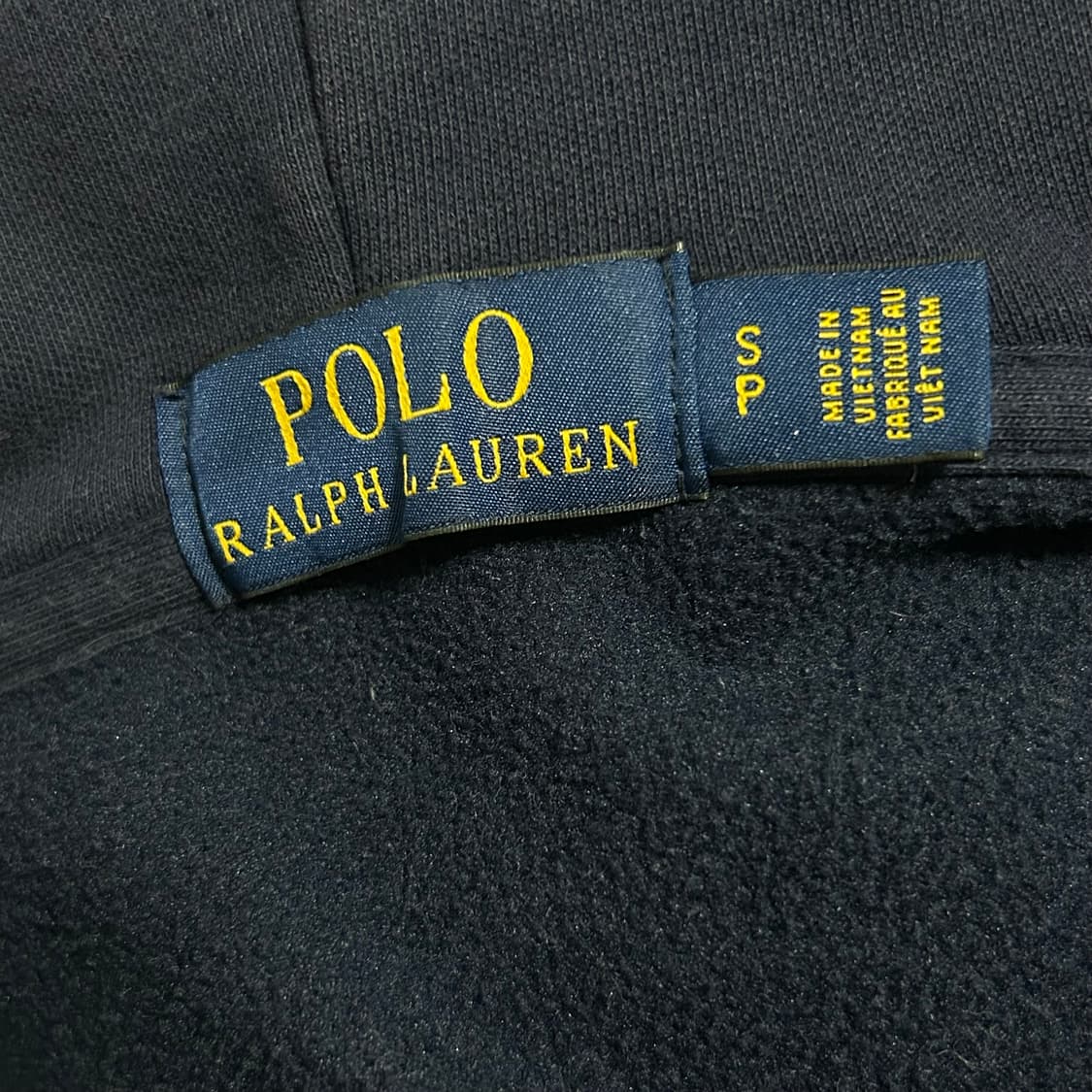 폴로 랄프로렌 신형 기모 후드집업 네이비 S 상품이미지7