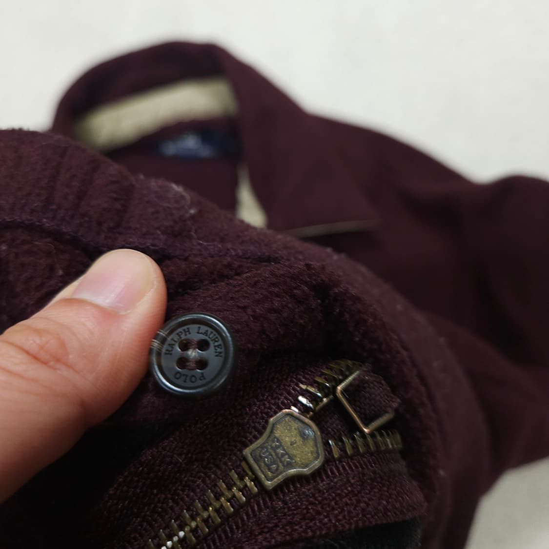 90s 폴로 랄프 로렌 폴라텍 후리스 블루종 M 상품이미지6