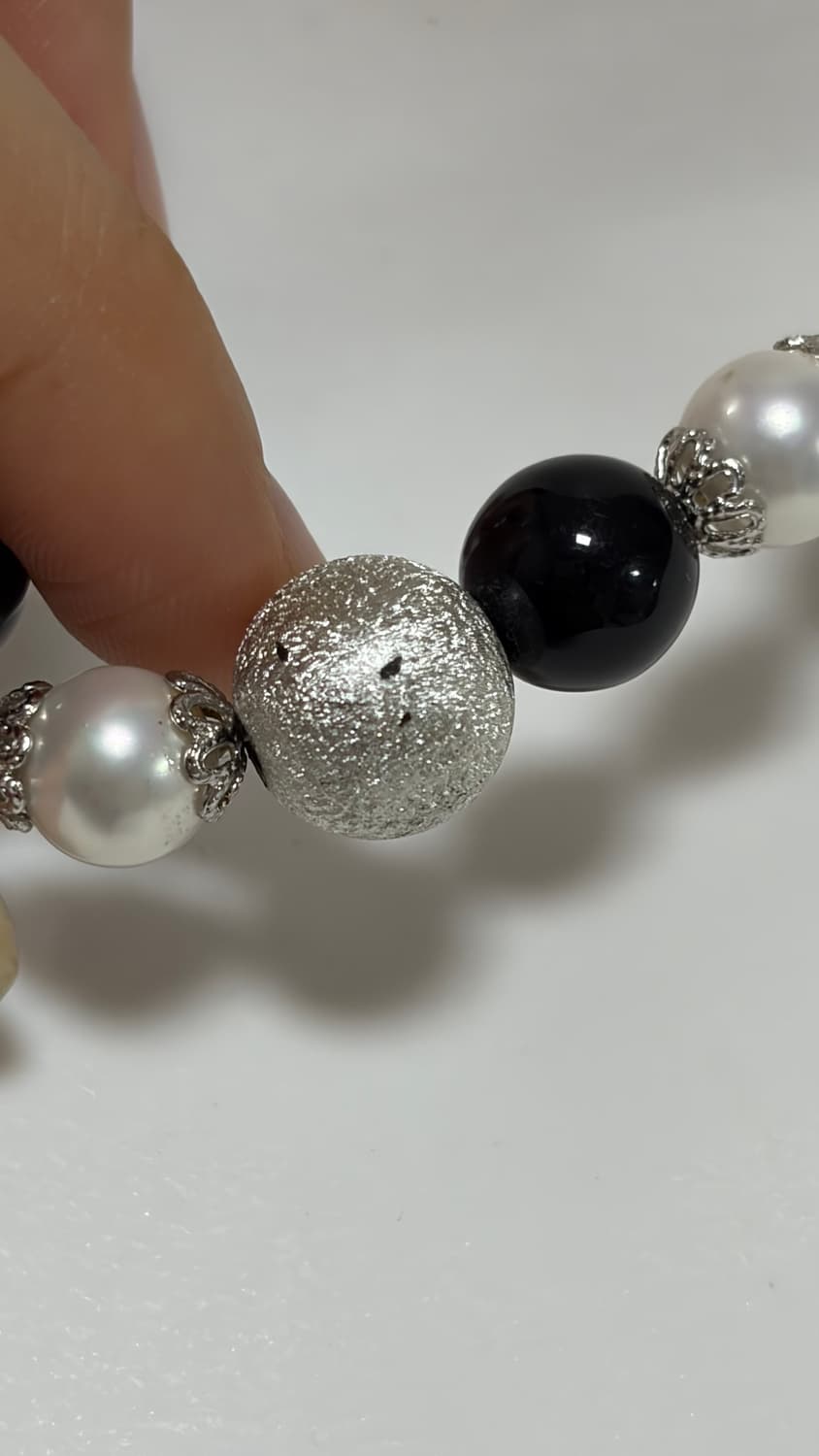 Mono Heart Pearl Choker 상품이미지3