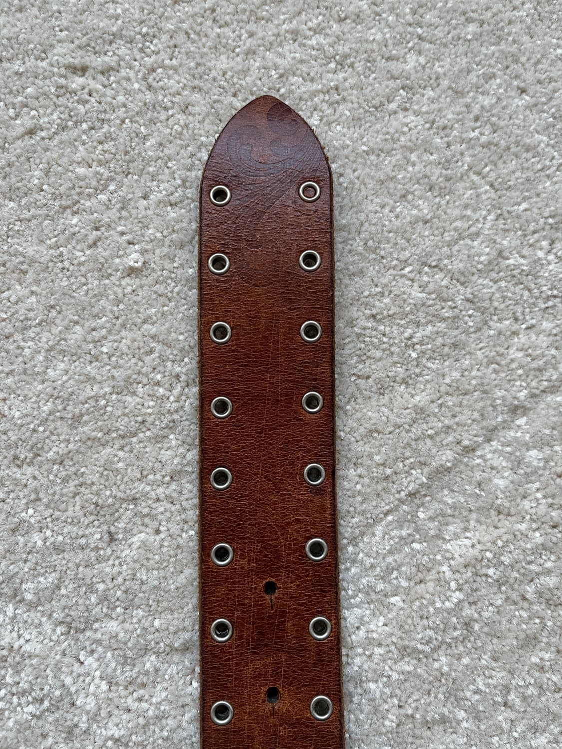 웨스턴 콘초 터키석 인레이 버클 벨트 (30-34) 상품이미지6