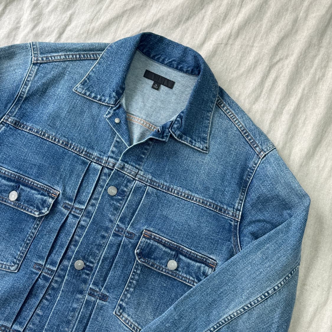 유니클로 타입1 중청 데님자켓 XL 상품이미지2
