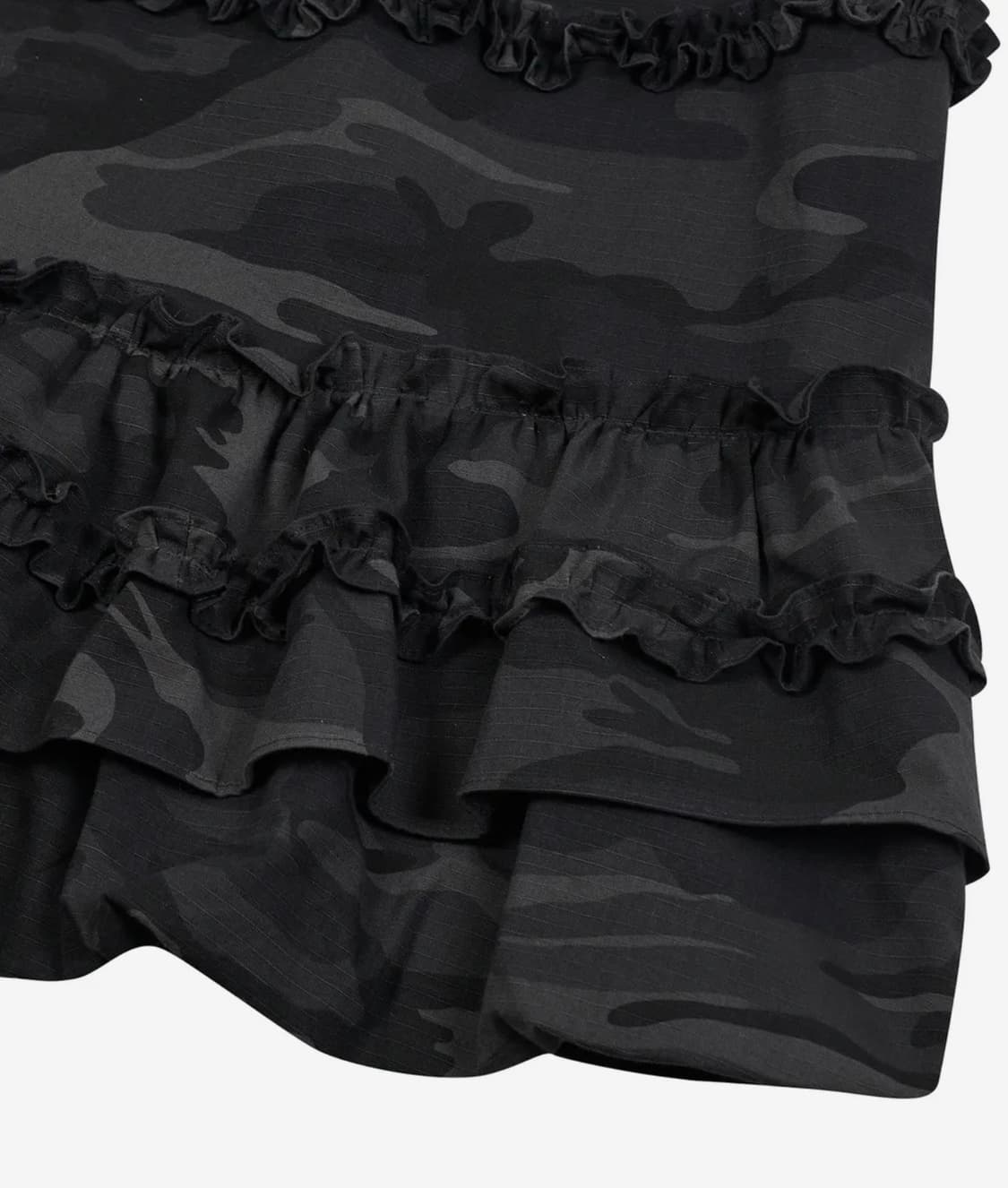 [새제품]타입서비스 Camo Volume Skirt [Charcoal] 상품이미지5