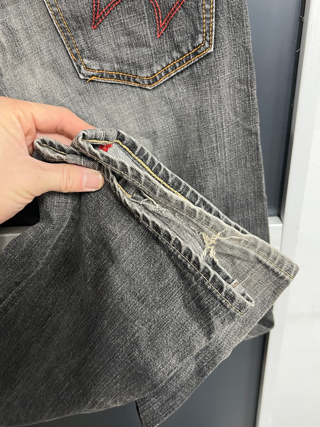 Japan Edwin 재팬 에드윈 진스 503 흑청 데님 팬츠 상품이미지4