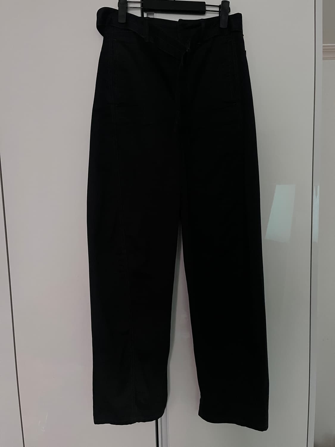 [S] 르메르 새틴 코튼 트위스티드 팬츠 상품이미지6
