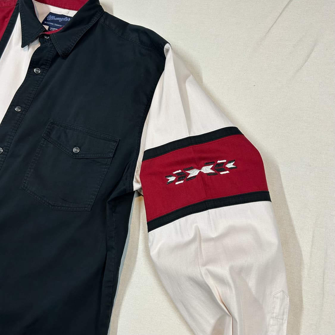 XL) 랭글러 Wrangler 네이티브 자수 웨스턴 셔츠 상품이미지4