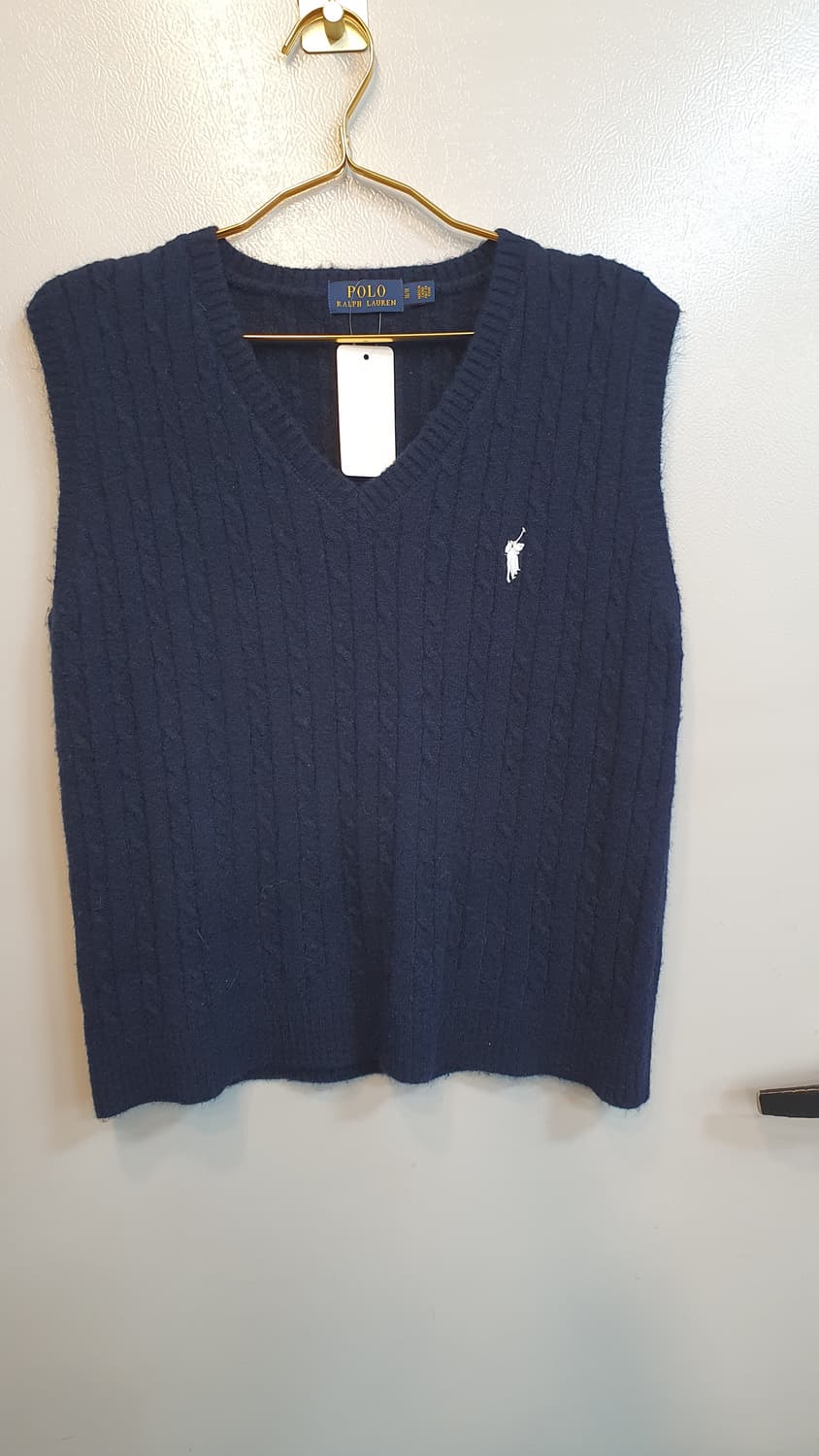 폴로랄프로렌 니트브이넥조끼M 상품이미지2