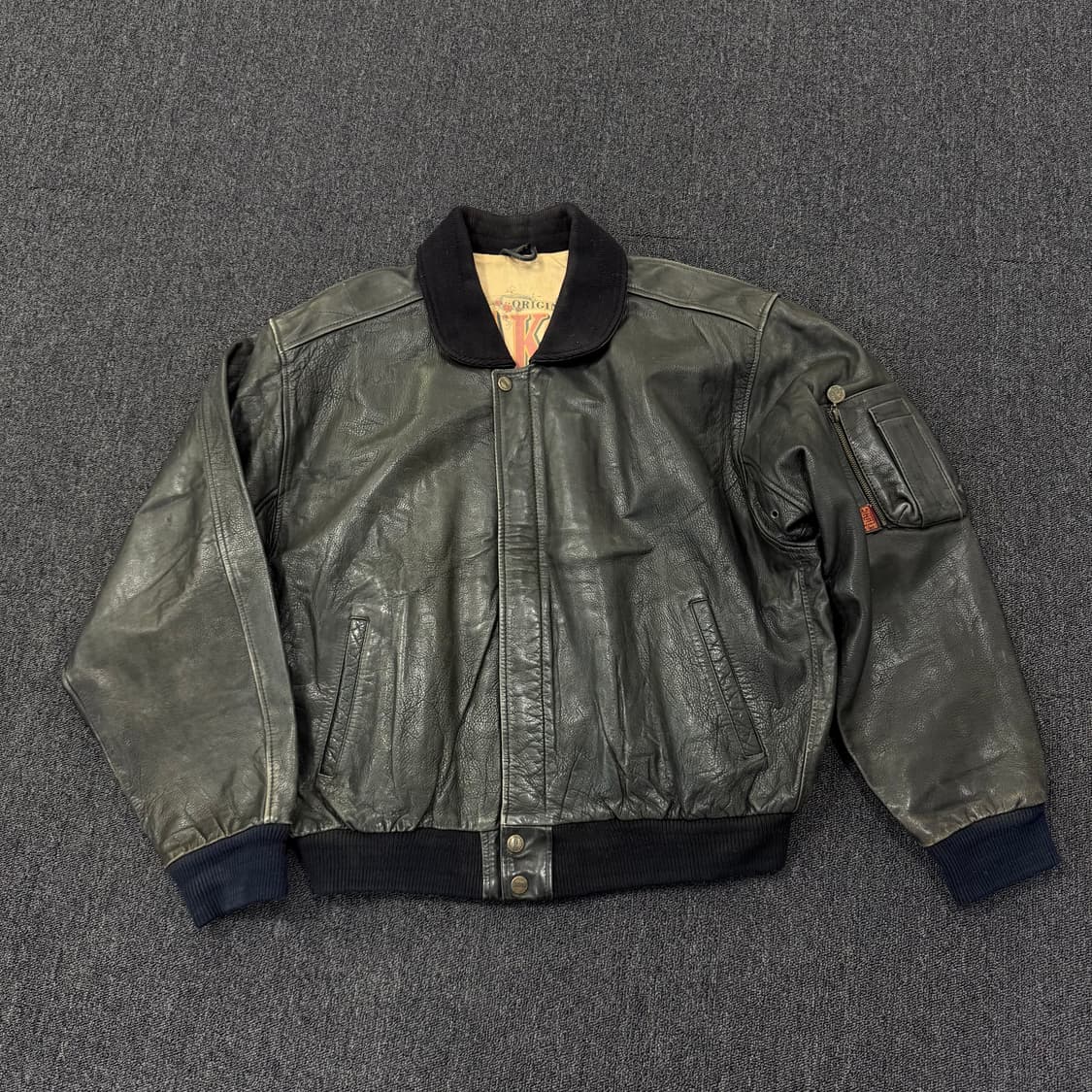 90s DAKOTA American Spirit 레더 자켓 상품이미지6