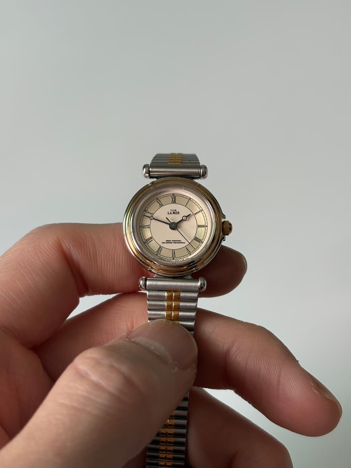 1980년대 빈티지시계 Club La Mer 콤비 쿼츠 여성 데드스탁 상품이미지3