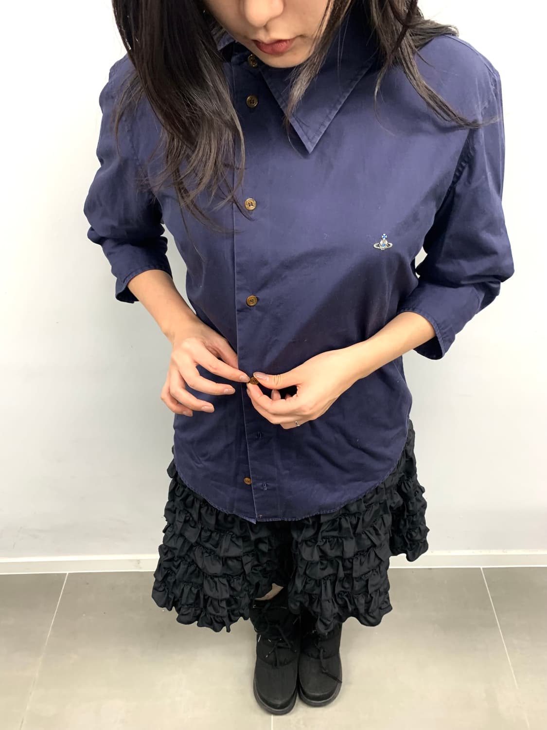 비비안웨스트우드 맨 ORB 셔츠 상품이미지3