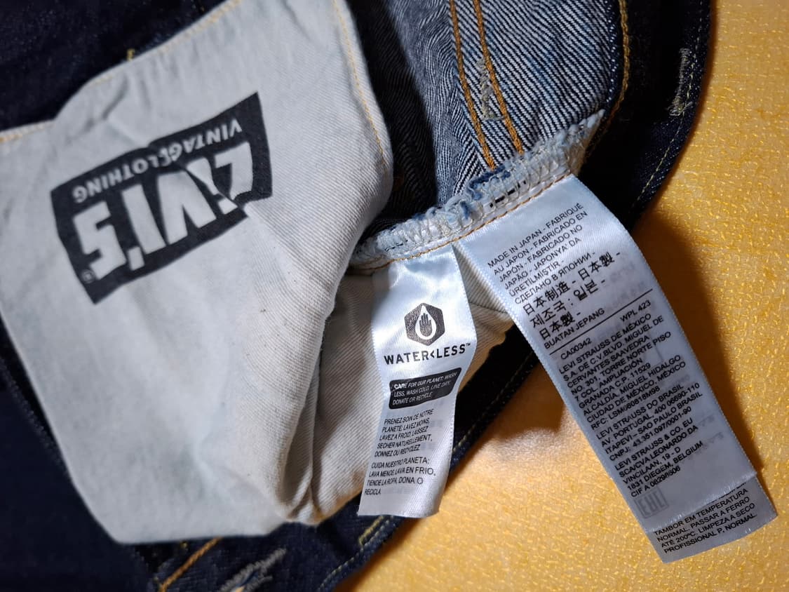 리바이스 LVC 54501 W30/L34 린스드 새상품 상품이미지5