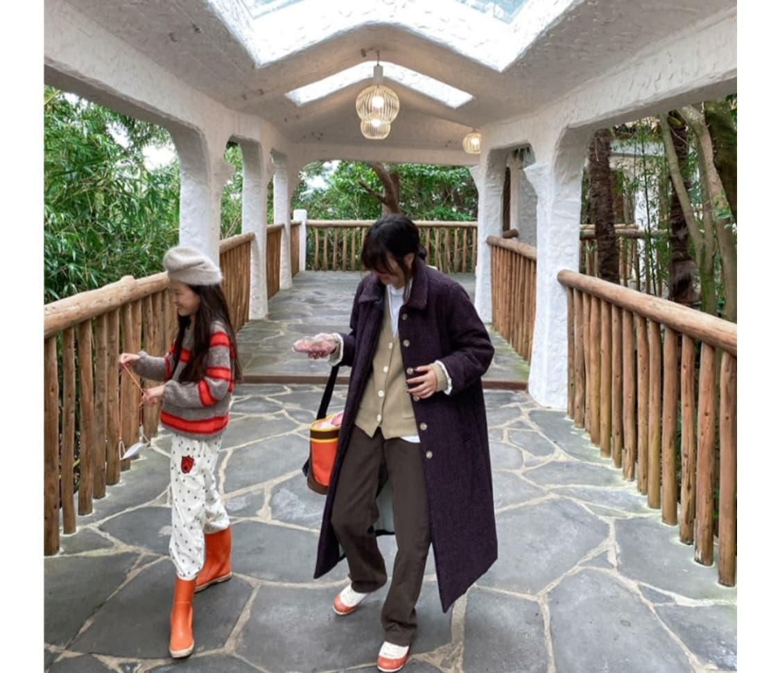 위꼬모 세이지 패딩코트 (네이비) 상품이미지3