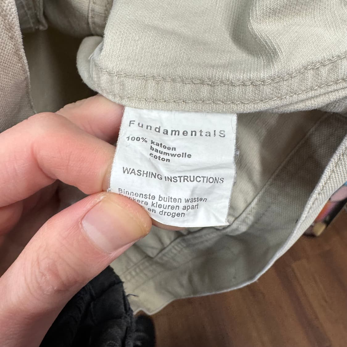 00s USA VINTAGE 데님 트러커자켓 전면 투포켓 포인트 아이보리 상품이미지7