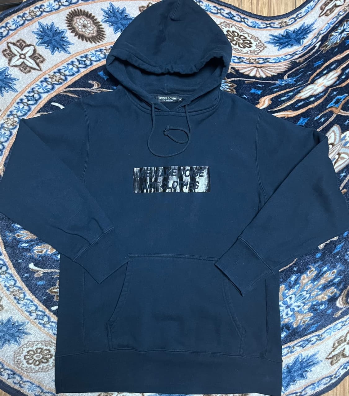 언더커버 “we make noise not cloths” 후드티 상품이미지1
