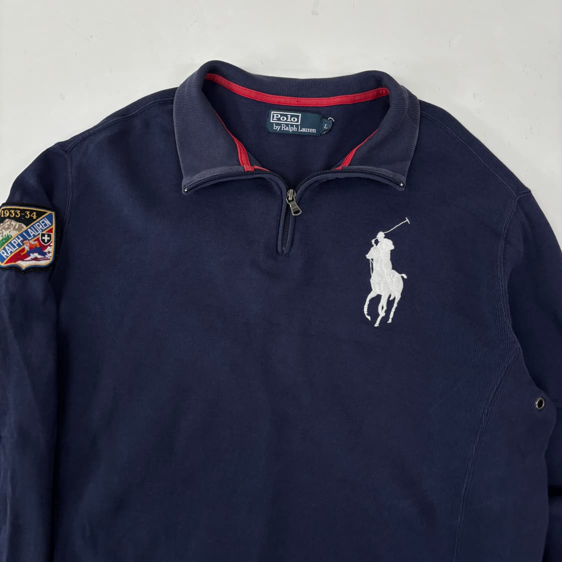 폴로 빅포니 반집업 니트  상품이미지4