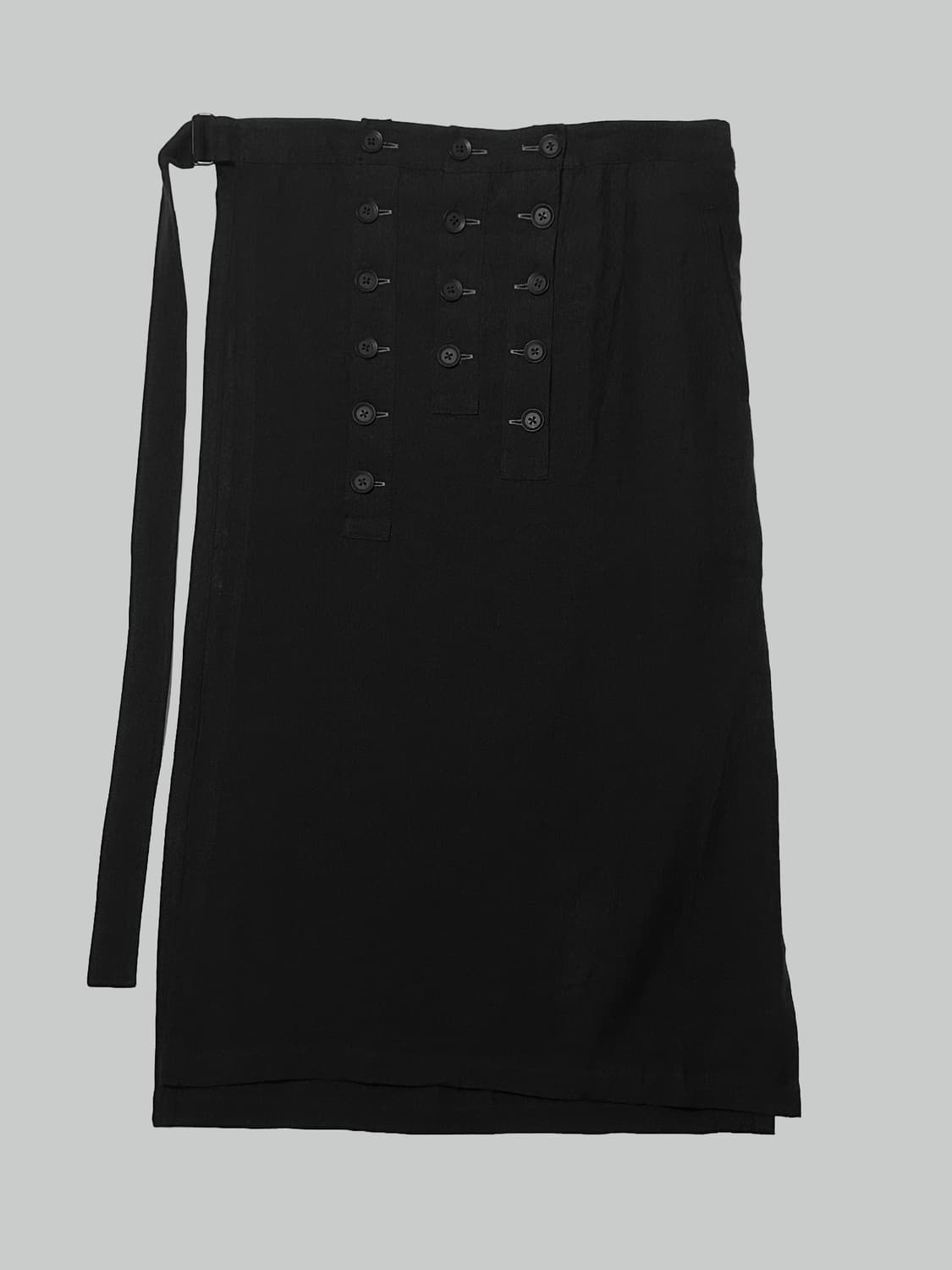 요지 야마모토 랩 스커트 상품이미지1