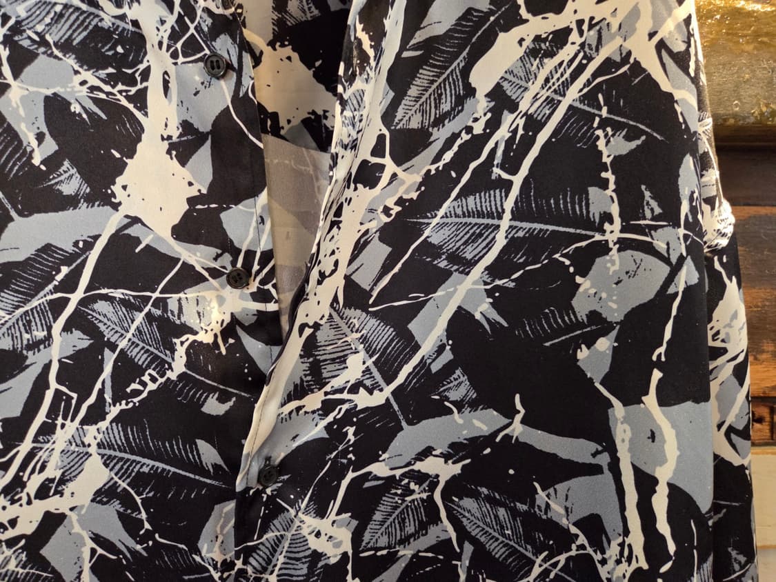 넘버나인 레이온 잭슨폴록 셔츠 상품이미지4