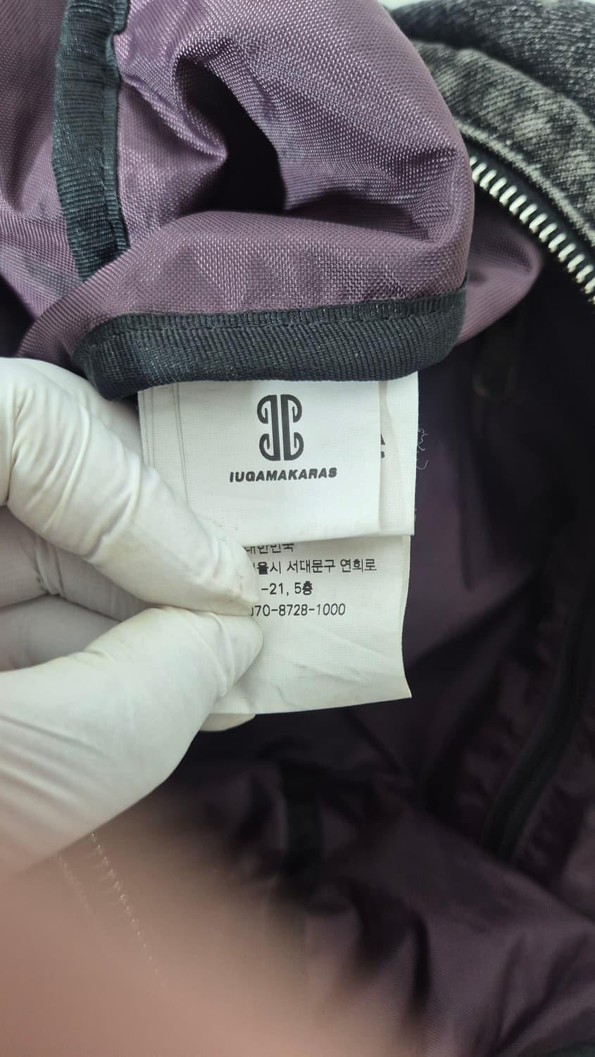 이우가마카라스 워시드 데님 숄더백 상품이미지7