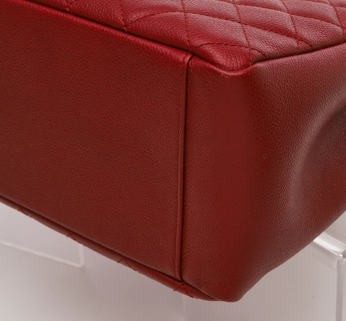 [S급] 샤넬 그랜드 샤핑 그레인드 카프스킨 실버 체인 판매합니다!!! 상품이미지6