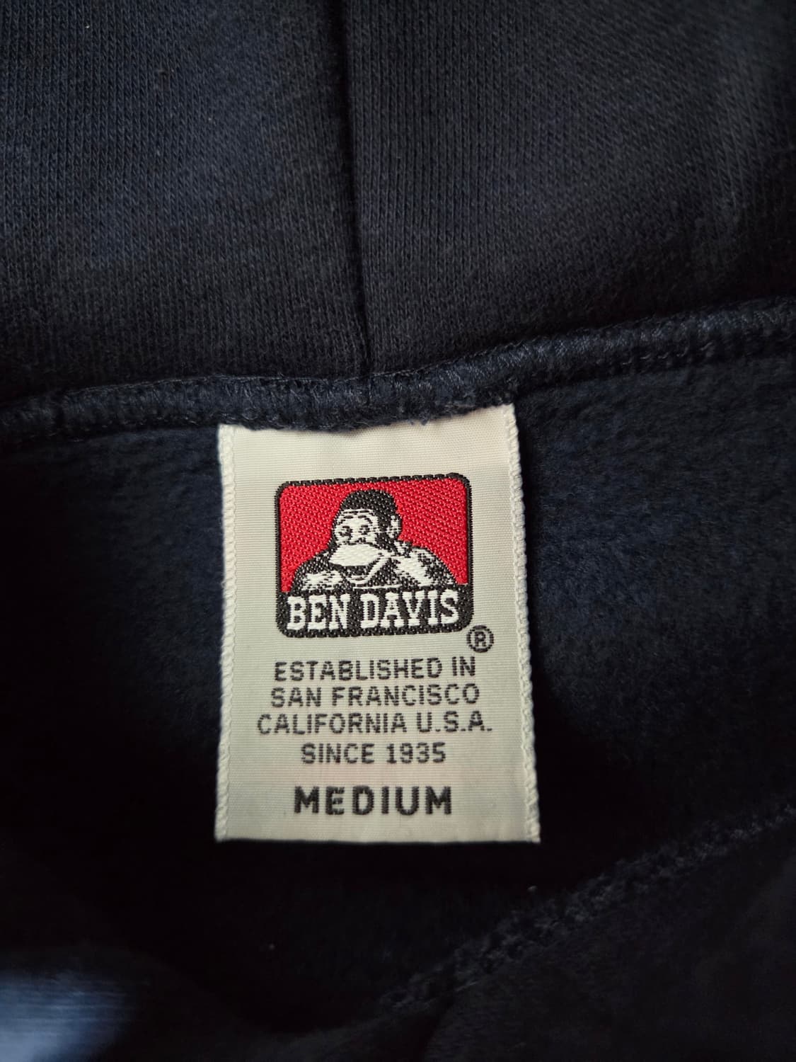 벤 데이비스 후드티 네이비 M 상품이미지3