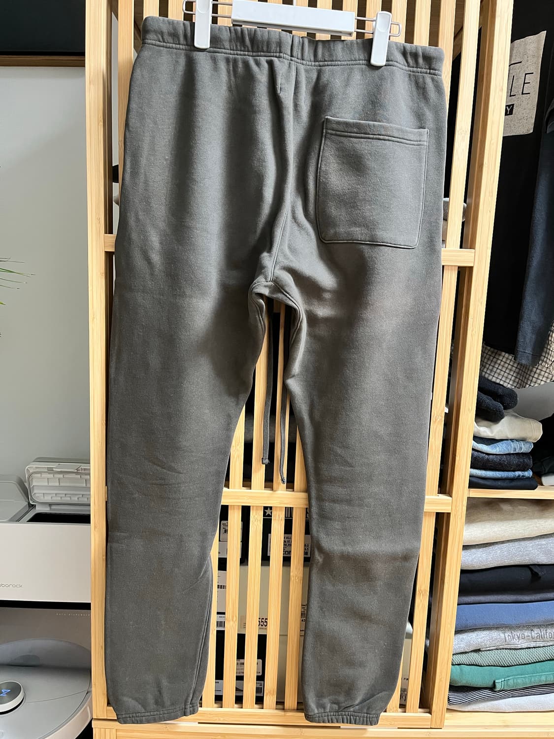 피어오브갓 에센셜 스웻팬츠 black ink 상품이미지4