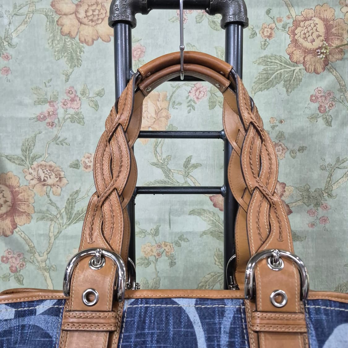 코치 2009년 y2k 초희귀템 시그니처 빈티지 데님 숄더백 상품이미지6