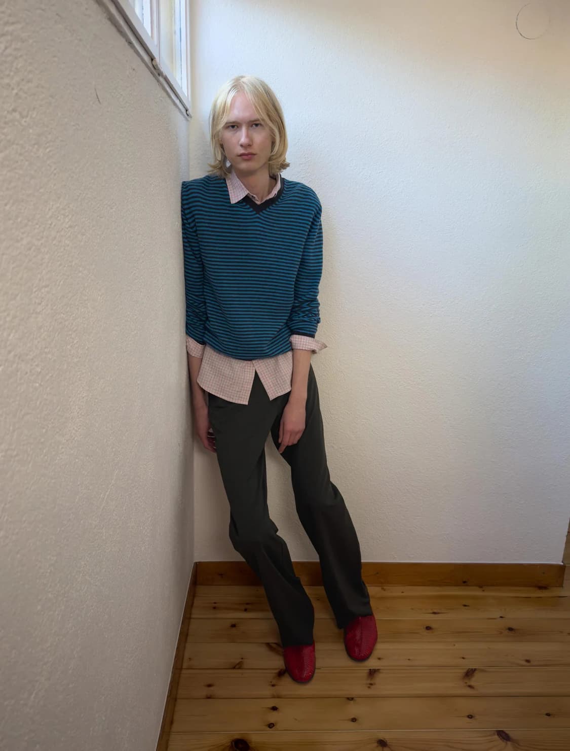 (M) 팔로마울 NO.2658 Leo 브이넥 니트 상품이미지1