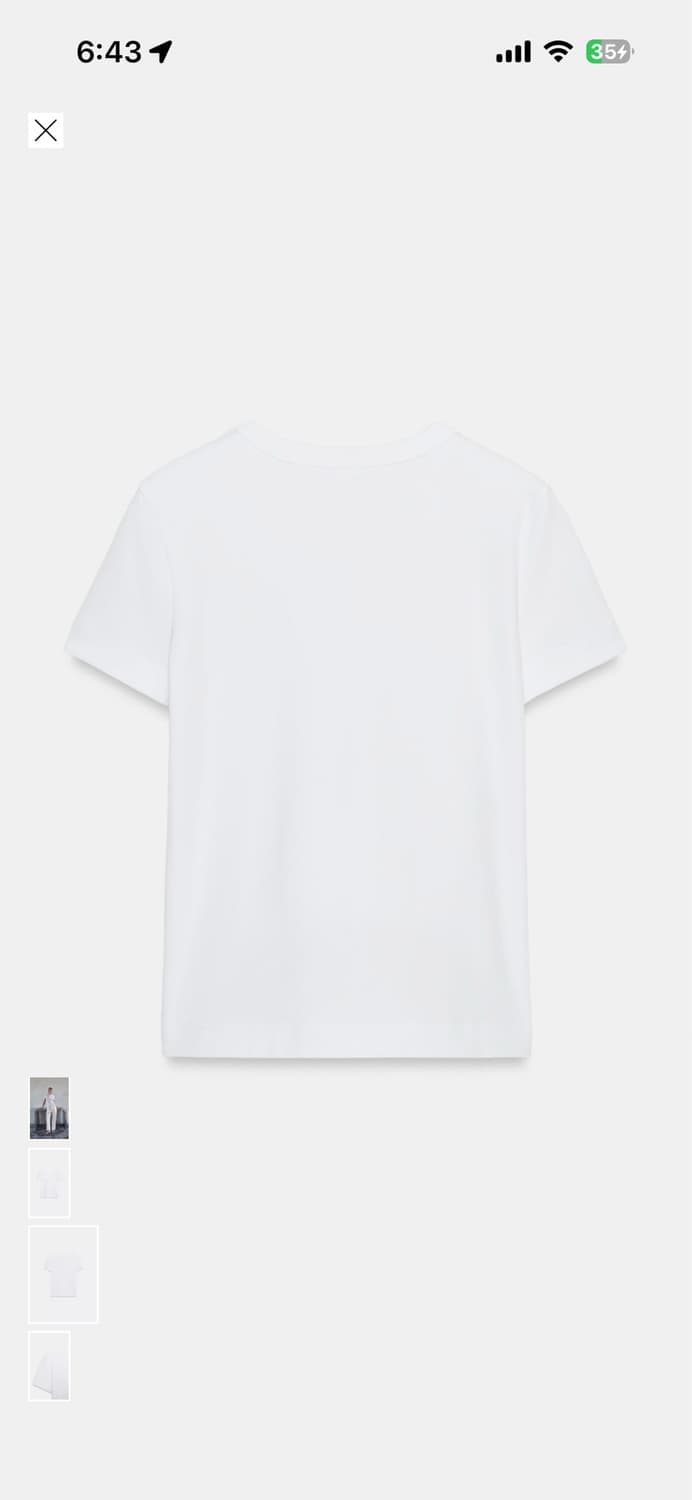 ZARA 반팔 화이트 M 상품이미지4